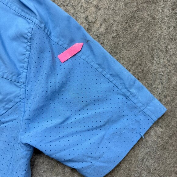 Huk Shirt Men Small Solid Performance Fishing Short Sleeve Button-Down - Picture 8 of 13